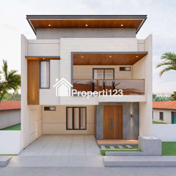 Rumah 2 lantai Modern Tropis di Mampang Depok - 1