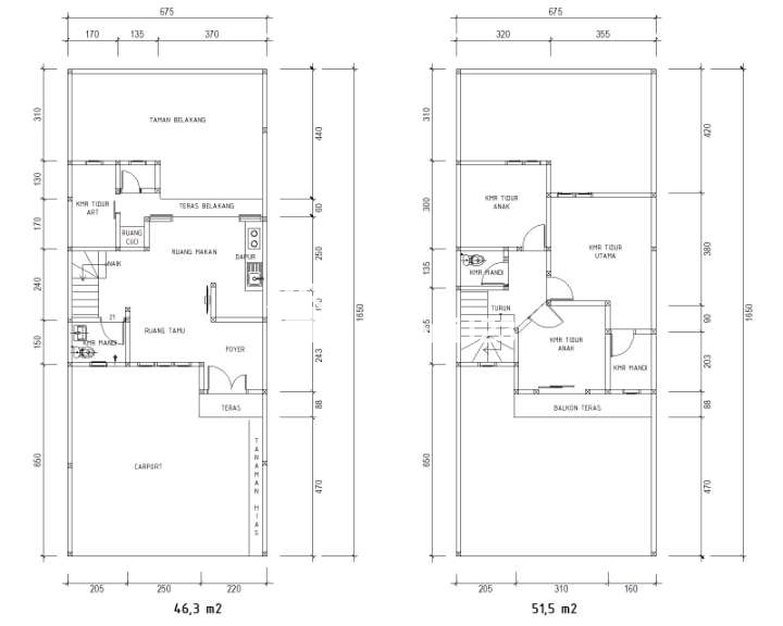 Rumah 2 lantai Modern Tropis di Mampang Depok - 2