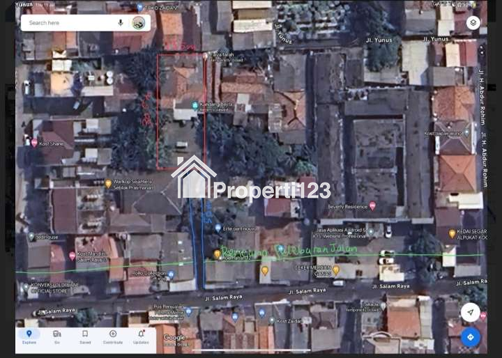 Dijual Tanah di Jl. Salam Raya, Kemanggisan, Jakarta Barat - 3