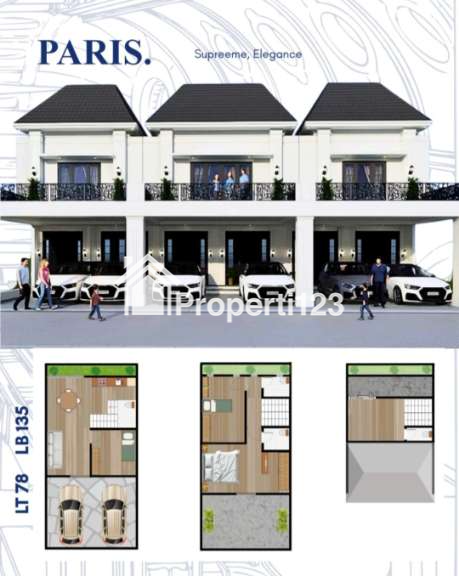 Rumah modern bebas banjir bonus attic room di Jakasampurna Bekasi Barat - 3
