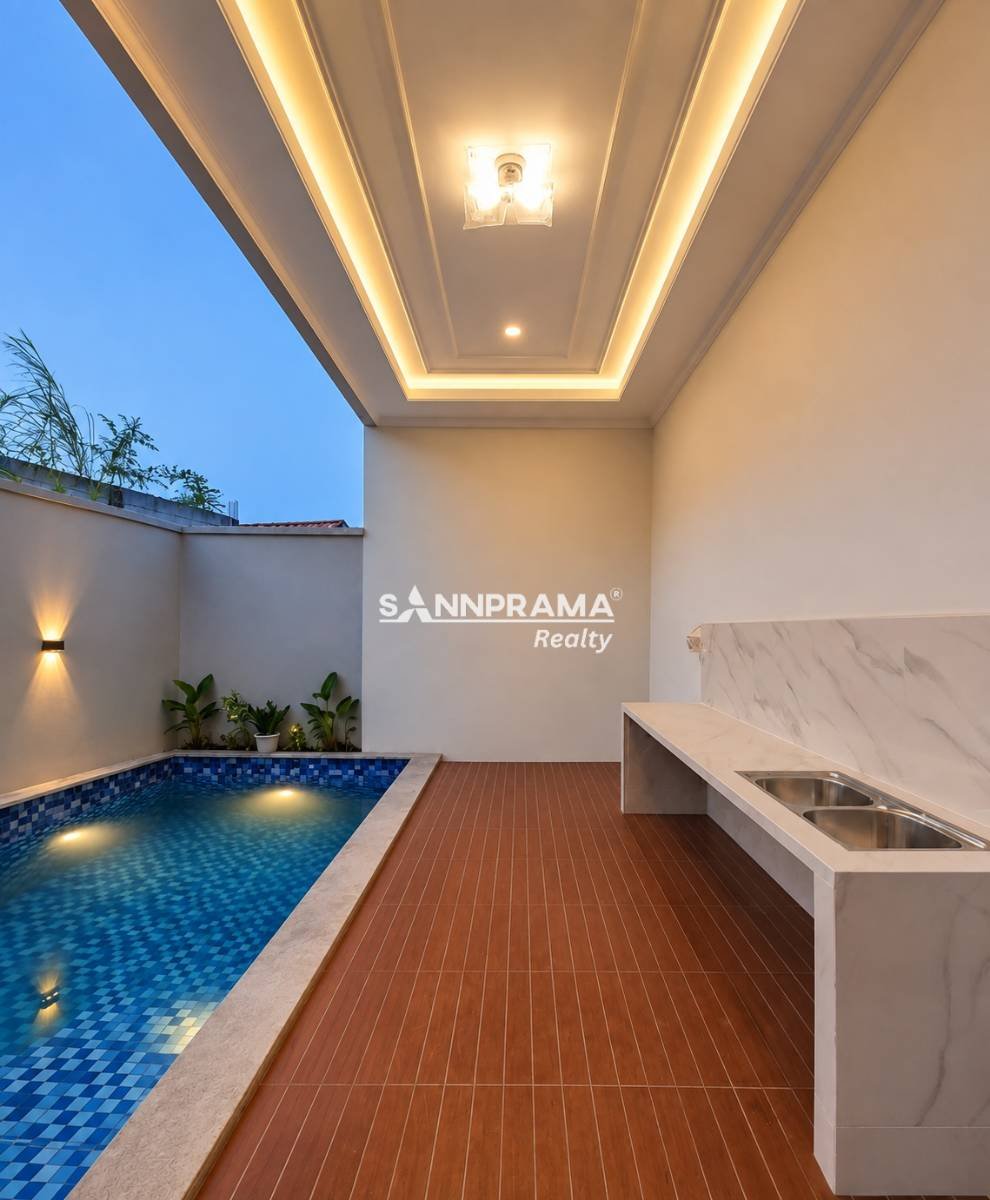Rumah cluster 2 lantai ada pool di Tanah Baru Depok - 13