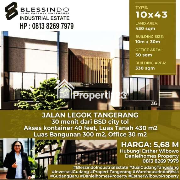 Kawasan Industrri dan Pergudangan Blessindo ,Legok Tangerang - 1