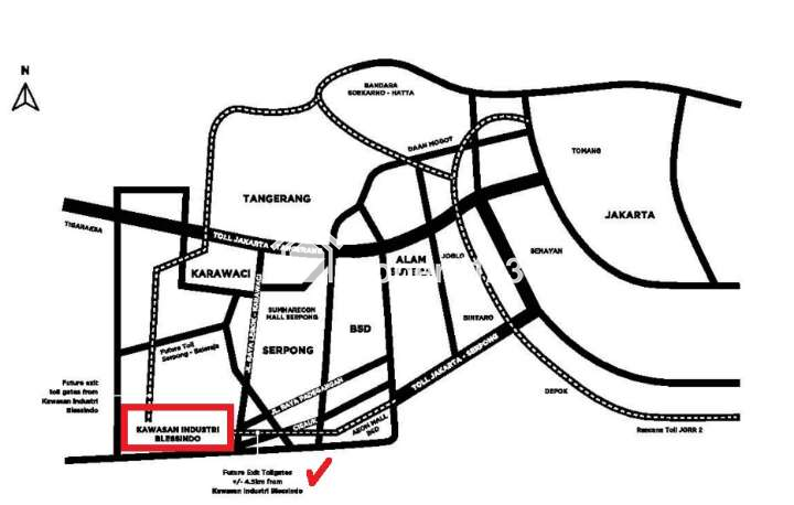 Kawasan Industrri dan Pergudangan Blessindo ,Legok Tangerang - 8