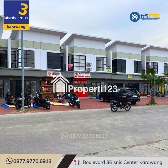 Ruko Ready 2 Lantai di Jalan Boulevard 3 Bisnis Center Karawang - 1