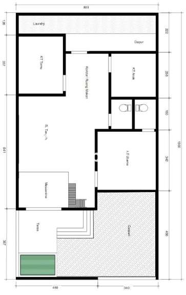Dijual Rumah Tipe 95/120 Akses BSD - 3