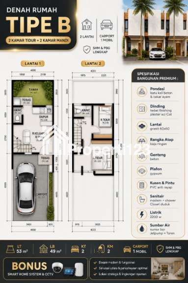 Dijual Rumah Modern 2 Lantai di Ciracas Jakarta Timur - 5