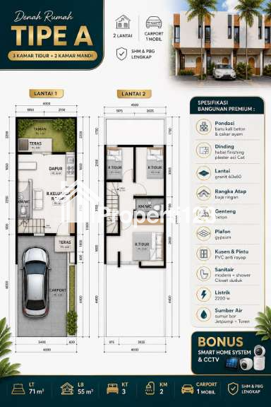 Dijual Rumah Modern 2 Lantai di Ciracas Jakarta Timur - 4