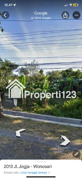 Dijual Tanah Komersial Pinggir Jalan Jogja-Wonosari dekat Hotel Santika Gunungkidul - 2