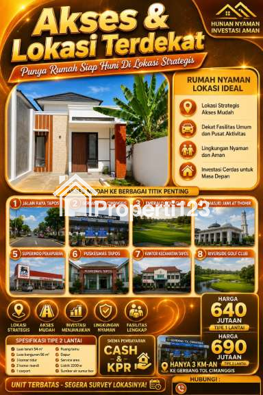 Dijual Rumah 1 Lantai Siap Huni dekat tol Cimanggis Depok - 2