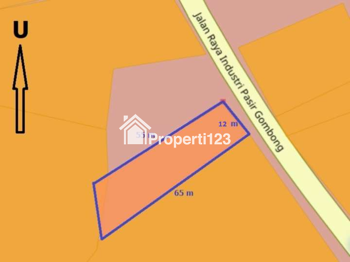 Tanah Komersial Jalan Raya Industri Pasirgombong Cikarang Utara - 5