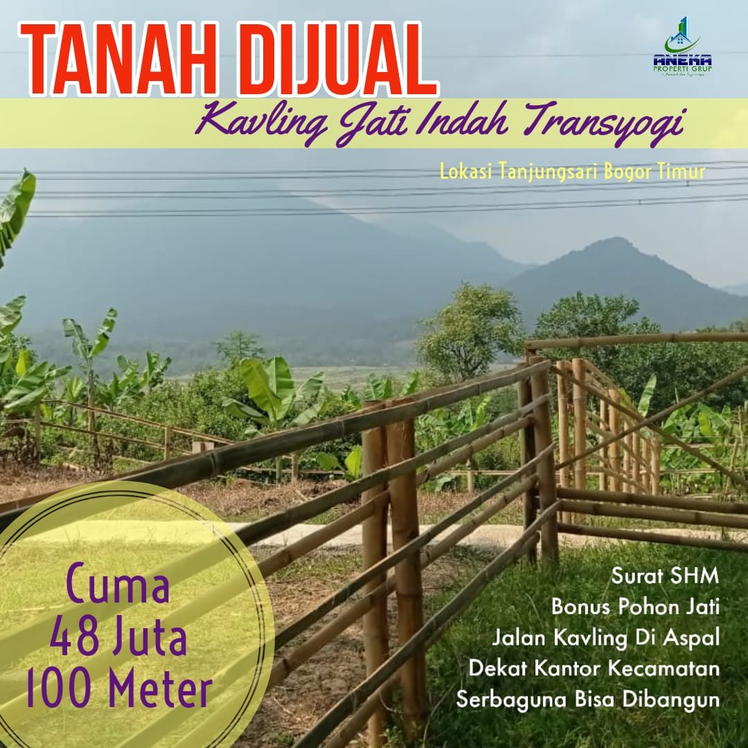 JUAL TANAH KAVLING TERMURAH, SHM PINGGIR JALAN DI TANJUNGSARI BOGOR TIMUR - 4