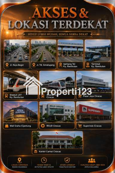 Dijual Rumah Strategis Dekat Stasiun dan Terminal Ciracas Jakarta Timur - 8