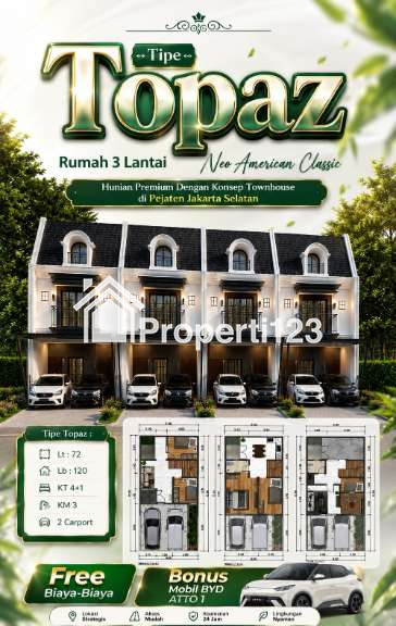 Dijual Rumah Bonus Mobil di Pejaten Pasar Minggu Jakarta Selatan - 5