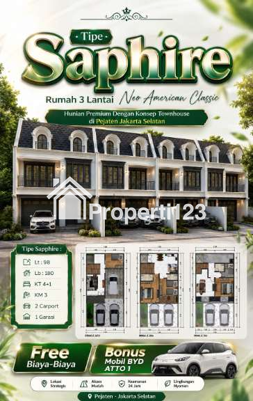 Dijual Rumah Bonus Mobil di Pejaten Pasar Minggu Jakarta Selatan - 6