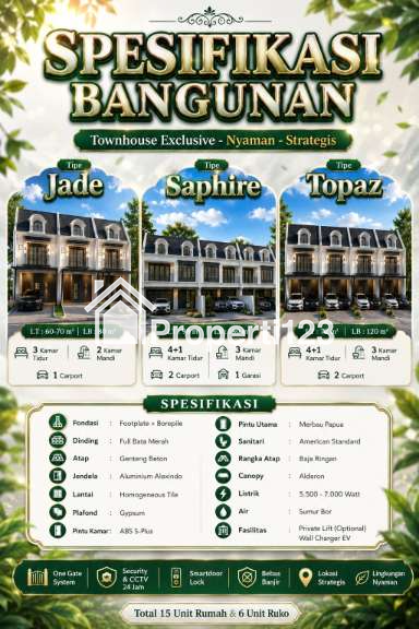 Dijual Rumah Bonus Mobil di Pejaten Pasar Minggu Jakarta Selatan - 2