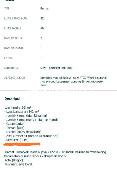 Dijual rumah beserta isinya - 4