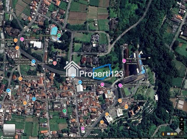 JUAL RUGI BUTUH UANG! Tanah Mainroad Setiabudi Bandung 3335m² DIBAWAH NJOP SIAP BANGUN - 7