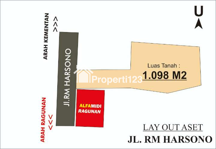 Dijual Murah Bangunan Kantor di Jalan Utama/Protokol Jl. Harsono RM Ragunan, Ps. Minggu Jakarta Selatan - 8
