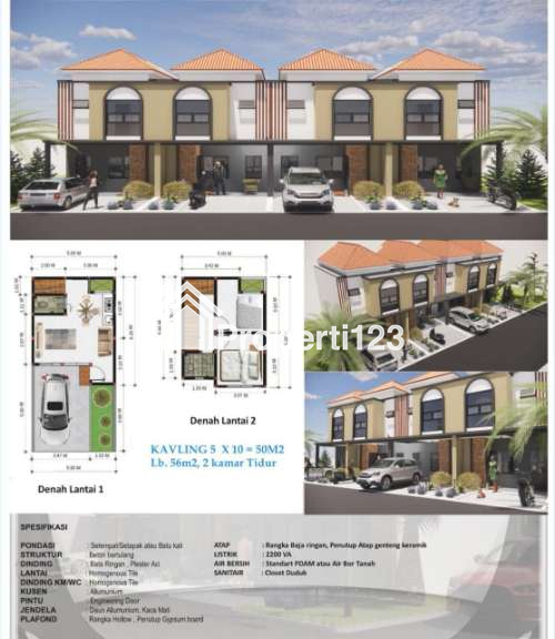 Rumah modern 1lantai di Kalisari Pasar Rebo Jakarta Timur - 3