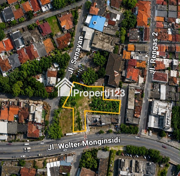 Dijual Dekat Njop Tanah Komersial di Wolter Monginsidi Jakarta Selatan - 1