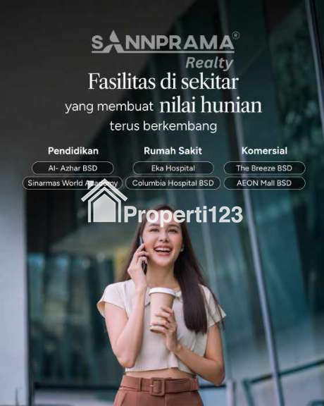 Rumah 2 lantai konsep Garden House Resort di Serpong Tang Sel - 2