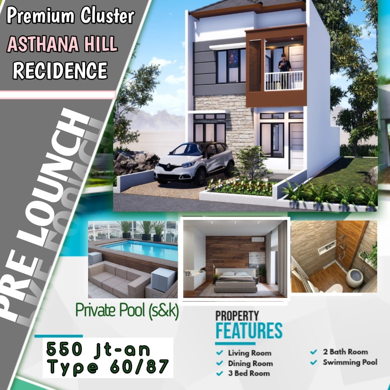 Rumah Mewah Harga Murah ASTHANA HILLS Landungansari Dau Malang Jawa Timur - 8