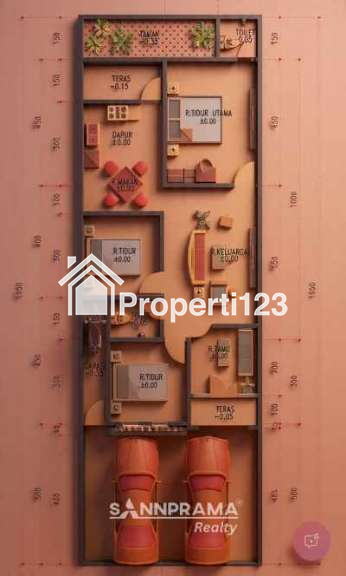 Rumah Minimalis Modern di Meruyung Depok - 2