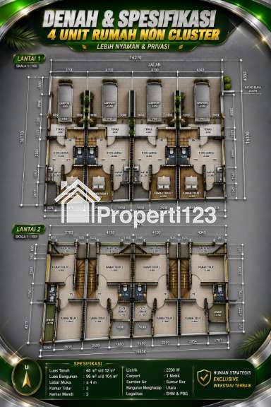 Rumah minimalis 2 Lantai area Condet Cililitan Jakarta Timur - 4