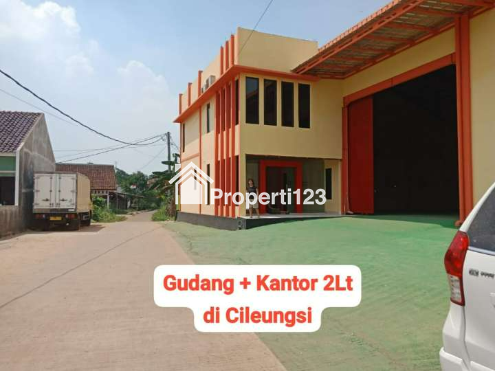 Dijual Murah Gudang & Office 2 Lt. di Jl. Cileungsi-Setu Dekat Pintu Tol Narogong - 1