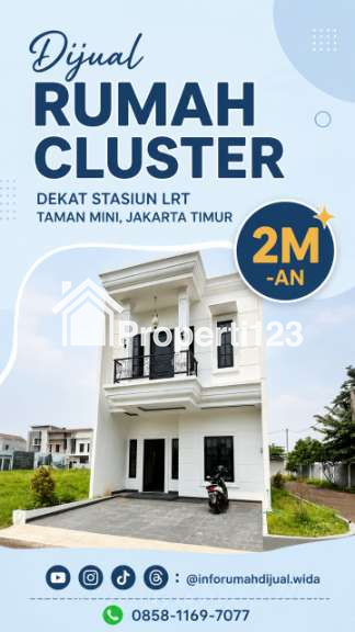 Rumah Cluster Dekat Stasiun Lrt Taman Mini Jakarta Timur - 1