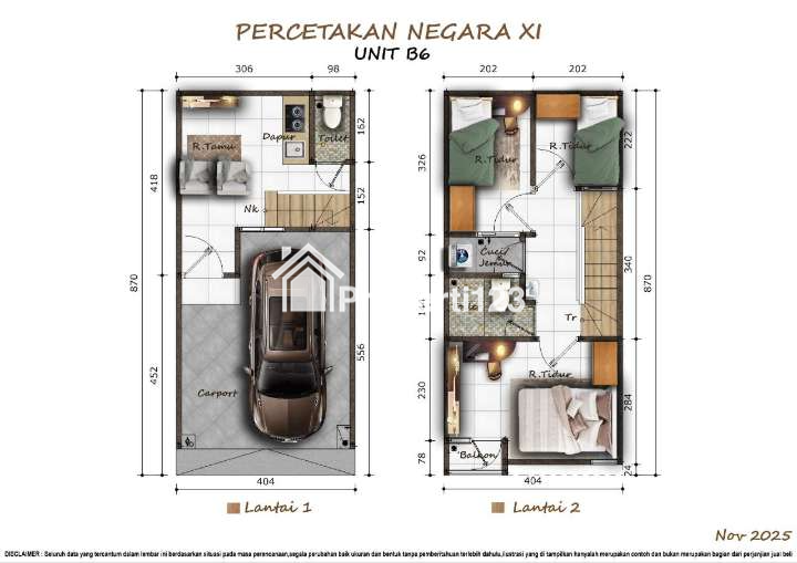 Dijual Rumah 2 Lantai di Kawasan Percetakan Negara Jakarta Pusat - 4