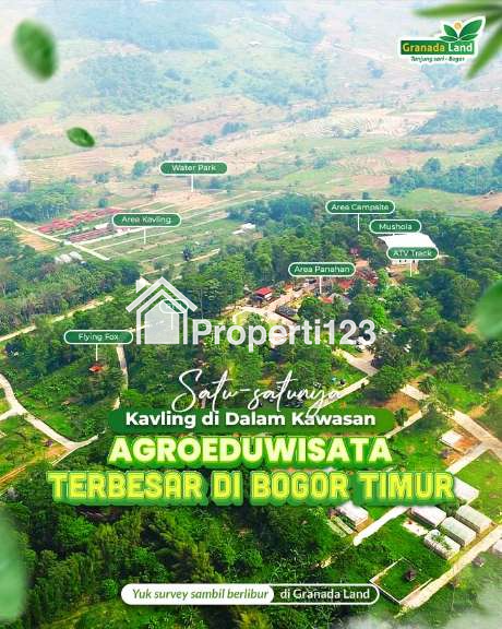 Jual Tanah Kavling Kawasan Eduwisata Granada Land Bogor Timur - 1