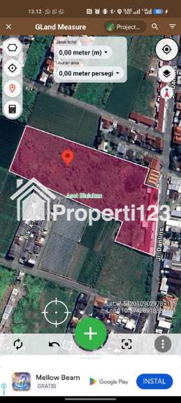Di jual tanah pekarangan premium di dekat hotel Alana solo - 1