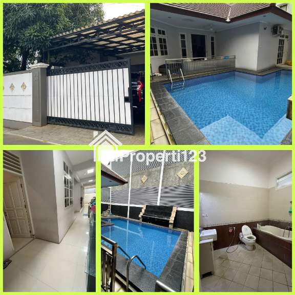 Rumah Cantik, Terawat+S Pool,  Dekat Pusat Bisnis  & Fasum Di Pela Mampang Jakarta Selatan - 1