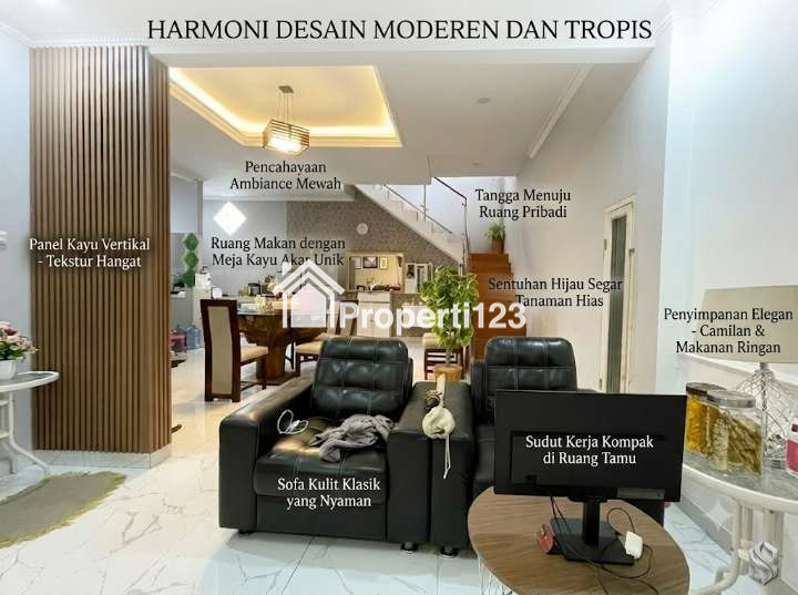 Rumah Hook Minimalis 3 Lantai Baru Renovasi di Sayap Sriwijaya Bandung – SHM Nego - 9
