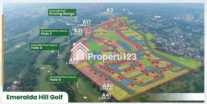 Tanah Kavling Siap Bangun Cimanggis Golf Estate Tapos Depok - 4