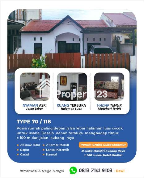 Dijual Rumah Rumah Strategis ± 100 M Dari Jalan Raya Kubang - 5