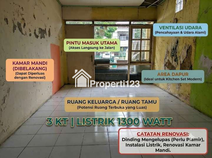 Rumah Hitung Tanah Murah di Ciateul Tengah Pusat Kota Bandung - Dekat Asia Afrika - 3