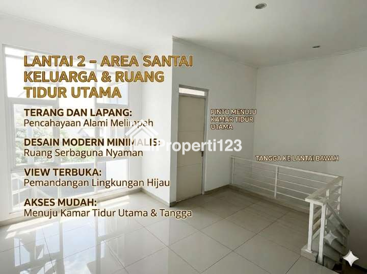 Rumah Baru 2 Lantai Siap Huni di Cluster Nata Belova Kopo Margahayu Bandung - 6