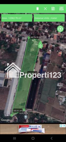 Di jual tanah zona industri di jalan grompol-jambangan kebakkramat karanganyar - 1