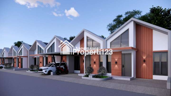 Rumah minimalis Scandinavian Style di Bedahan Depok - 3