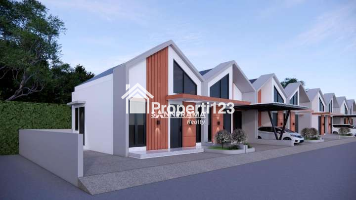 Rumah minimalis Scandinavian Style di Bedahan Depok - 2