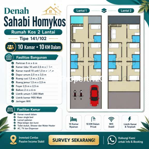 Sahabi kost 10 kamar dI Bogor - 5