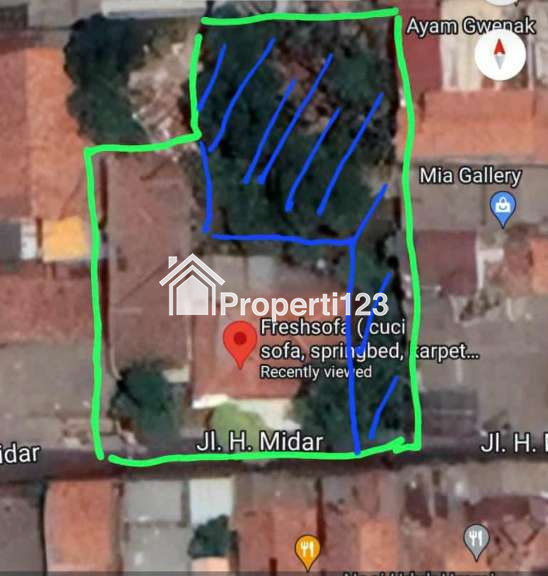 DI JUAL LUAS TANAH 500 METER² BENTUK BOTOL ATAU BENTUK NGANTONG SIAP PAKAI, LOKASI STRATEGIS  JALAN H. MIDAR, JL. RAYA PONDOK PINANG - CIPUTAT DEKAT DAERAH KOMERSIAL - PERKANTORAN DAN DEKAT 9 PINTU TOL, BEBAS BANJIR, KEAMANAN AMAN 24 JAM. - 3