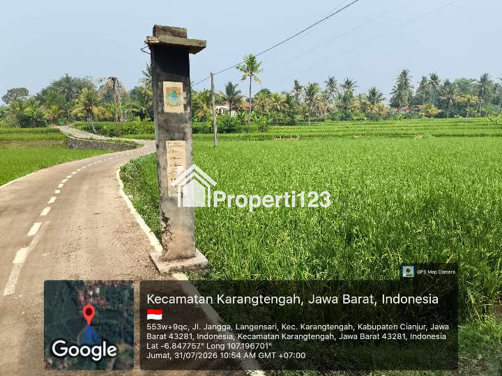 Dijual Sawah Produktif 3.218 m² (SHM) di Cianjur – Lokasi Strategis, Akses mobil, cocok untuk gudang dll - 5