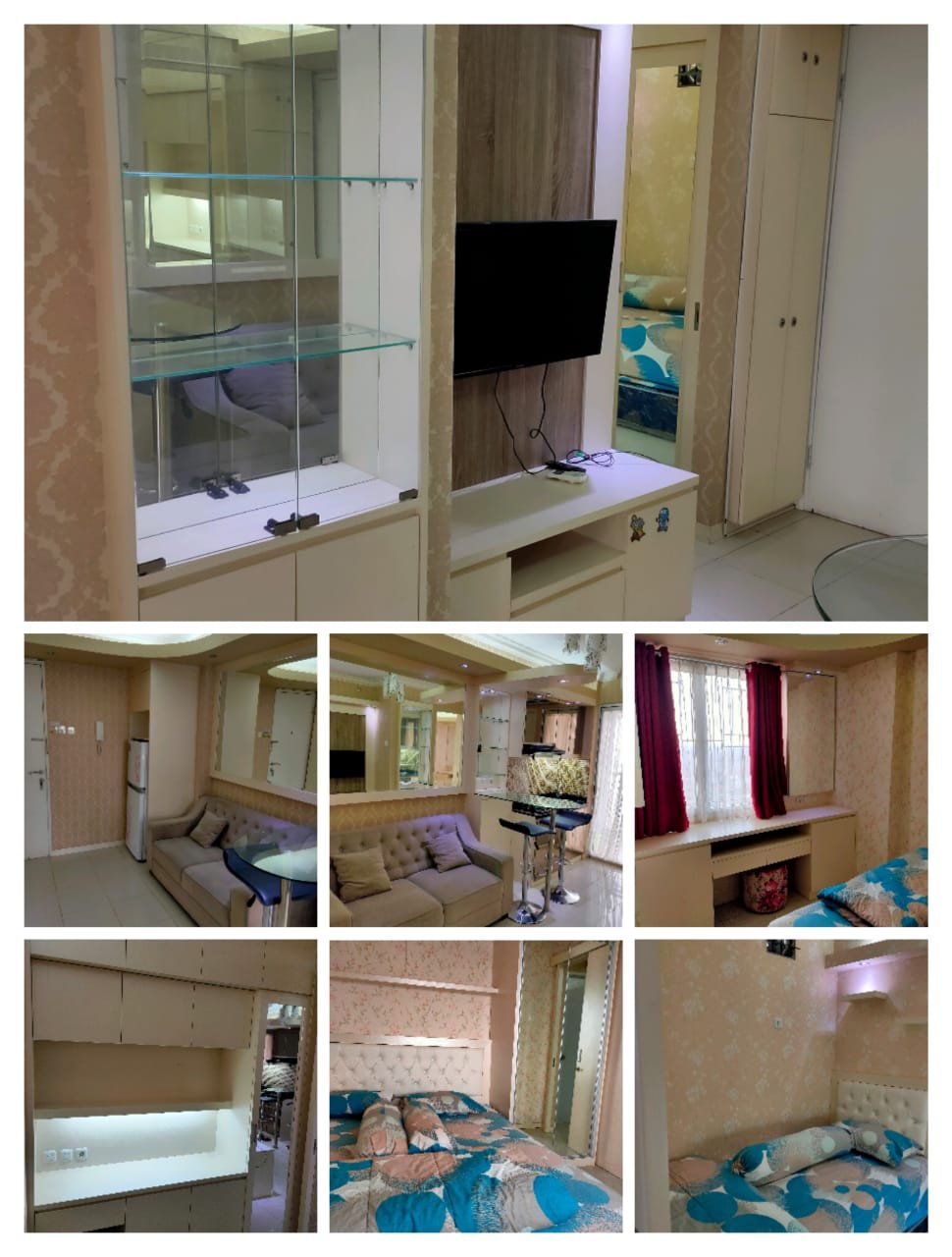 Dijamin Murah! Disewakan Studio, 2 Kamar dan 3 Kamar Full Furnish – Apartemen Bassura City Jakarta Timur - 8