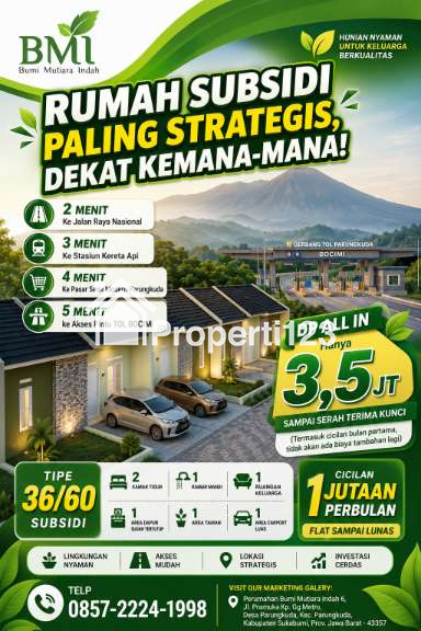 RUMAH SUBSIDI CICILAN 1 JUTAAN, AKSES STRATEGIS DEKAT STASIUN DAN PINTU TOL BOCIMI - 7