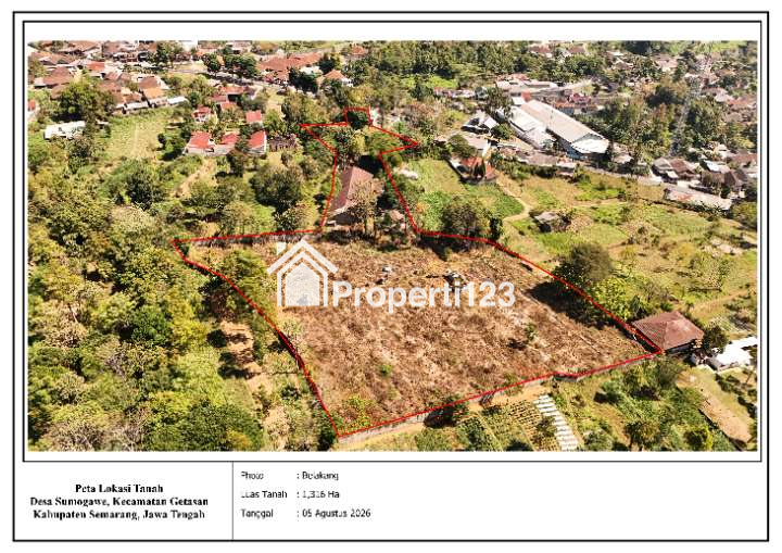 JUAL 🏞️ TANAH INVESTASI PREMIUM – SUMOGAWE, GETASAN COCOK UNTUK HOTEL & RESORT, COTTAGE OR VILLA, RECREATION AREA, RESIDENTIAL DEVELOPMENT - 6