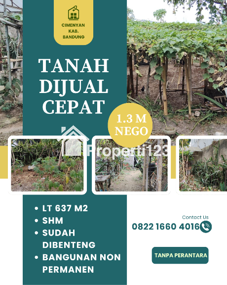 Dijual Cepat Tanah di Cimenyan atas SHM Murah Siap Bangun Lokasi Strategis - 1