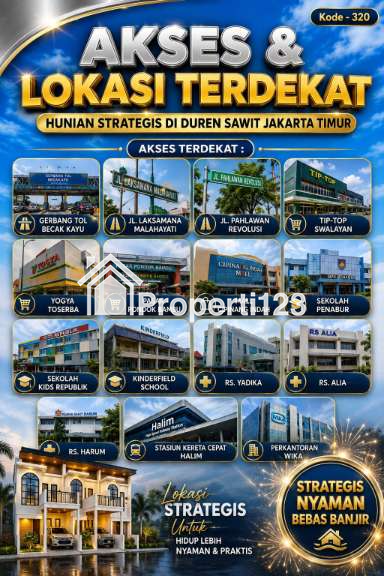 Rumah 2 Lantai Minimalis di Pondok Bambu Duren Sawit Jakarta Timur - 2